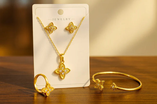 Gold Plated Four-Leaf Clover